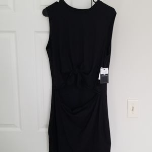 Black dress muscle tank
